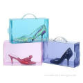 Custom Foldable Clear/Frosty/Frosted Plastic Shoe Boxes Made of Eco-Friendly PP